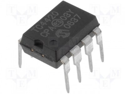 TC4420CPA Integrated circuit 6 TC4420CPA Integrated circuit 6A Single MOSFET Driv